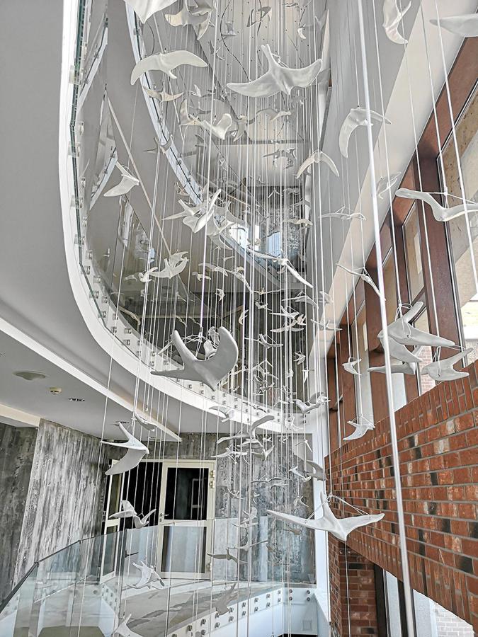 Willa Port Art&Business Ostróda Exterior foto The staircase